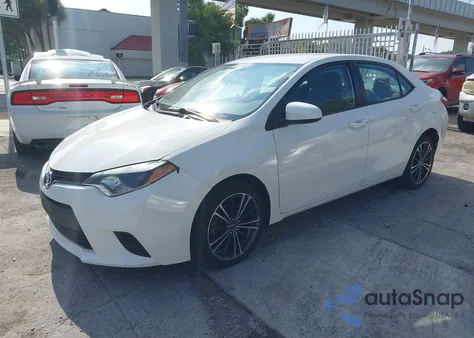2016 Toyota Corolla Le from USA, damaged, VIN 5YFBURHE6GP548053